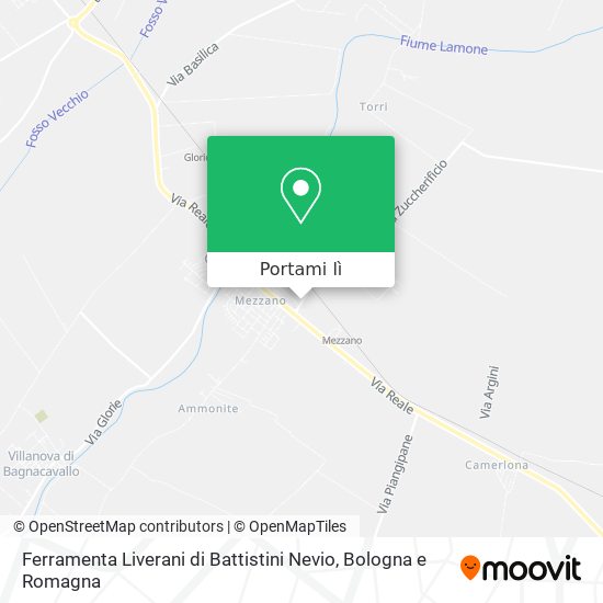 Mappa Ferramenta Liverani di Battistini Nevio