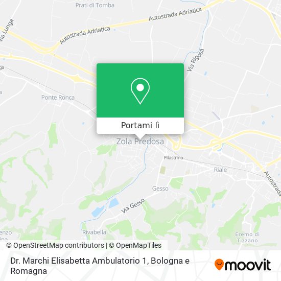 Mappa Dr. Marchi Elisabetta Ambulatorio 1