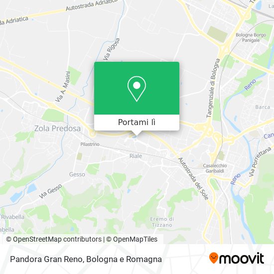Mappa Pandora Gran Reno