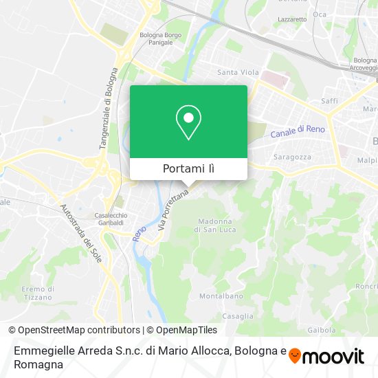 Mappa Emmegielle Arreda S.n.c. di Mario Allocca