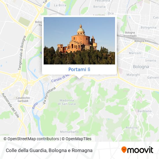 Mappa Colle della Guardia