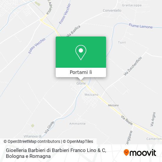 Mappa Gioelleria Barbieri di Barbieri Franco Lino & C