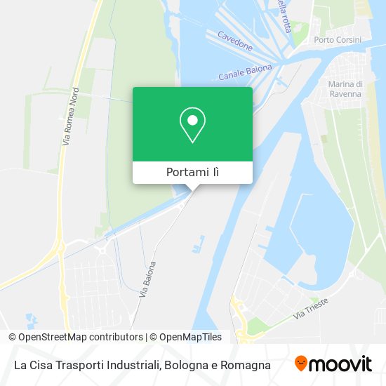 Mappa La Cisa Trasporti Industriali