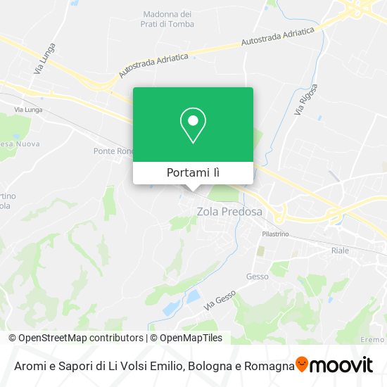 Mappa Aromi e Sapori di Li Volsi Emilio