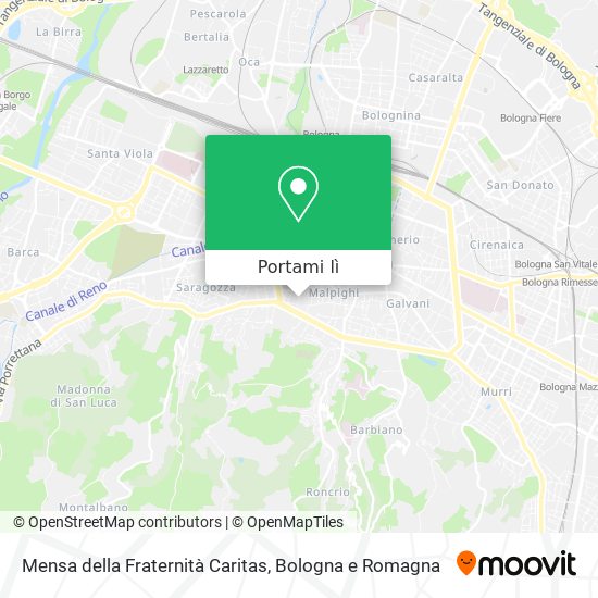 Mappa Mensa della Fraternità Caritas