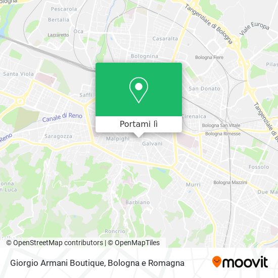 Mappa Giorgio Armani Boutique