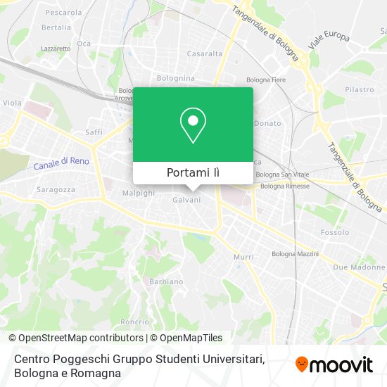 Mappa Centro Poggeschi Gruppo Studenti Universitari