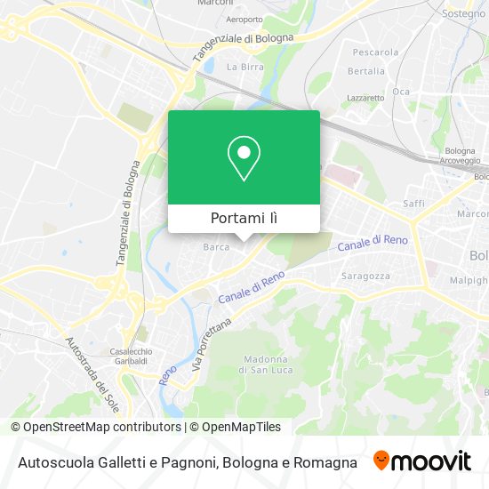 Mappa Autoscuola Galletti e Pagnoni