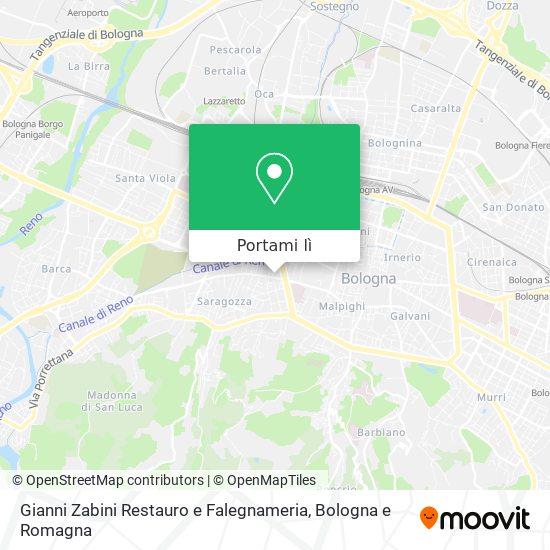 Mappa Gianni Zabini Restauro e Falegnameria