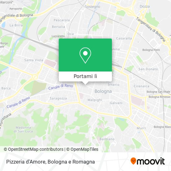 Mappa Pizzeria d'Amore