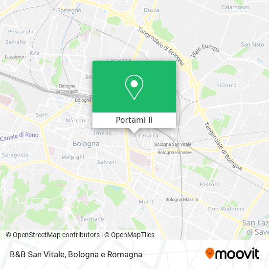 Mappa B&B San Vitale