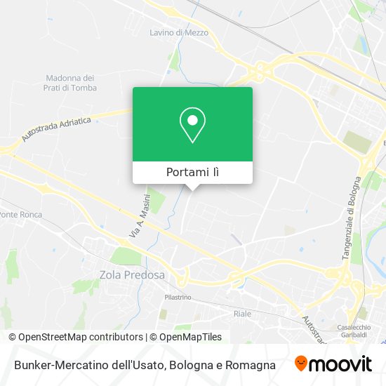 Mappa Bunker-Mercatino dell'Usato