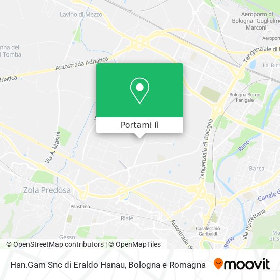 Mappa Han.Gam Snc di Eraldo Hanau