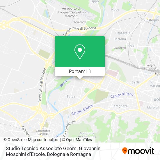 Mappa Studio Tecnico Associato Geom. Giovannini Moschini d'Ercole
