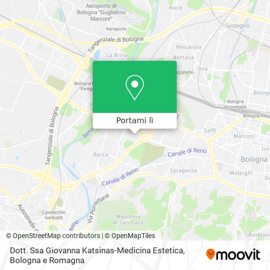 Mappa Dott. Ssa Giovanna Katsinas-Medicina Estetica