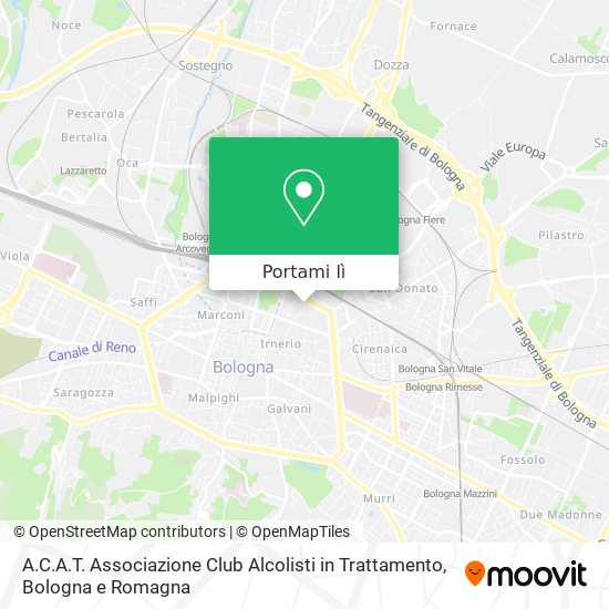 Mappa A.C.A.T. Associazione Club Alcolisti in Trattamento