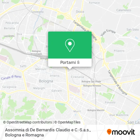Mappa Assomnia di De Bernardis Claudio e C.-S.a.s.