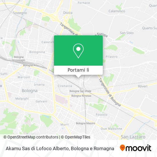 Mappa Akamu Sas di Lofoco Alberto