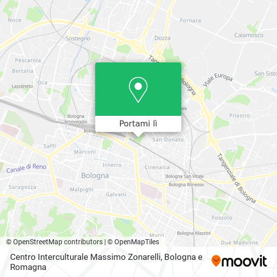 Mappa Centro Interculturale Massimo Zonarelli