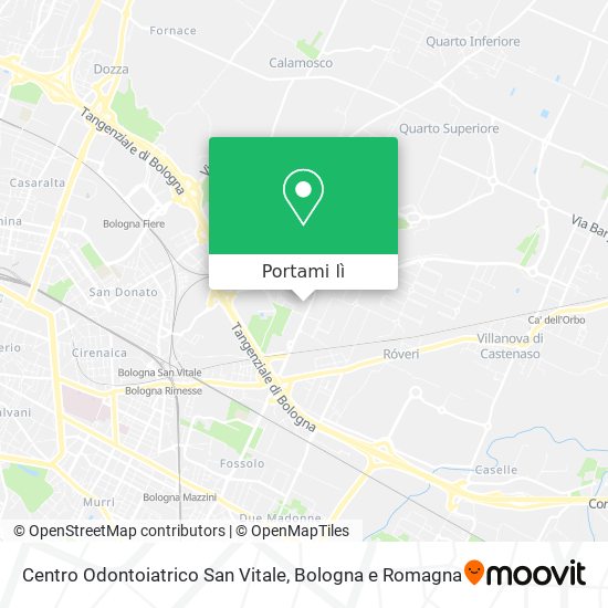 Mappa Centro Odontoiatrico San Vitale