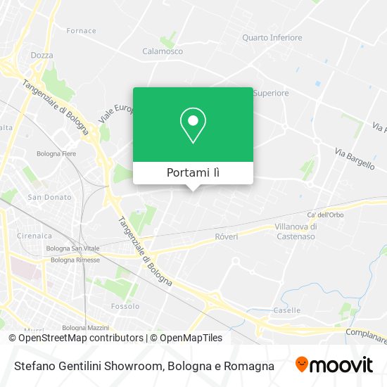 Mappa Stefano Gentilini Showroom