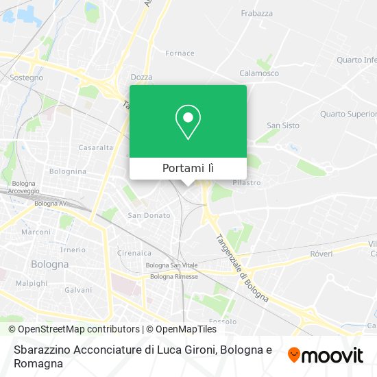 Mappa Sbarazzino Acconciature di Luca Gironi