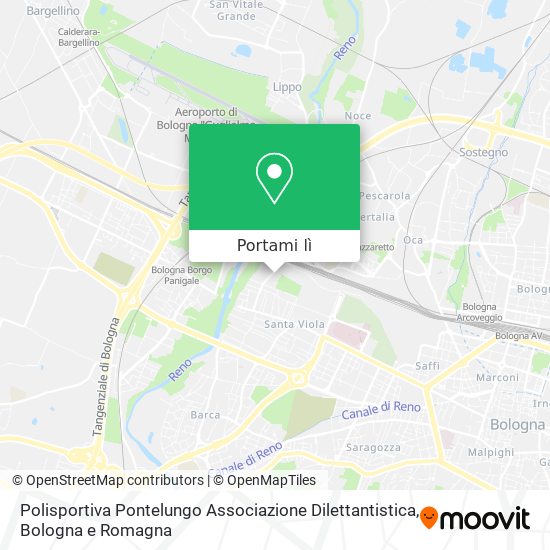 Mappa Polisportiva Pontelungo Associazione Dilettantistica