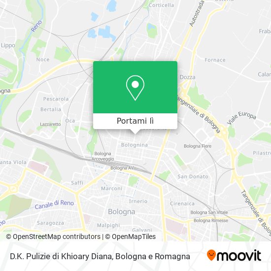 Mappa D.K. Pulizie di Khioary Diana