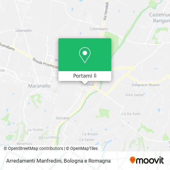 Mappa Arredamenti Manfredini
