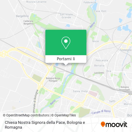 Mappa Chiesa Nostra Signora della Pace