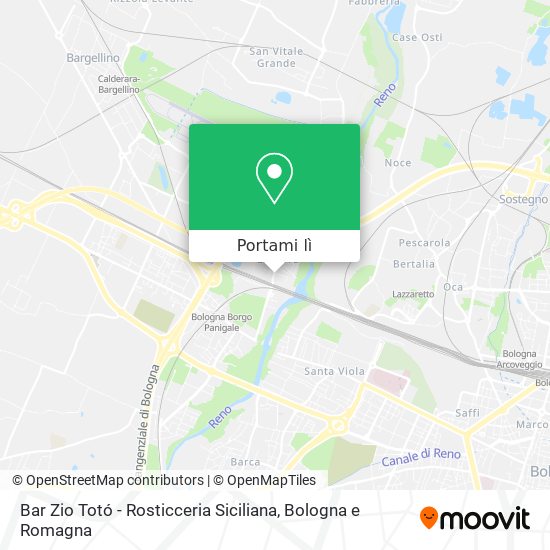 Mappa Bar Zio Totó - Rosticceria Siciliana