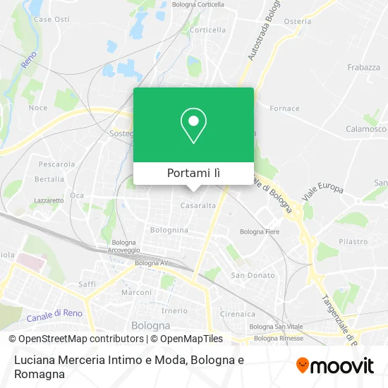 Mappa Luciana Merceria Intimo e Moda