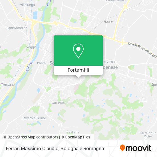 Mappa Ferrari Massimo Claudio