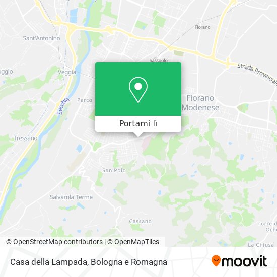Mappa Casa della Lampada