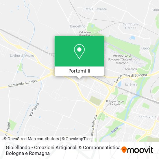 Mappa Gioiellando - Creazioni Artigianali & Componentistica
