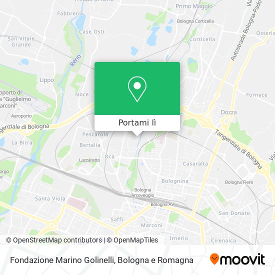 Mappa Fondazione Marino Golinelli
