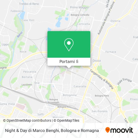 Mappa Night & Day di Marco Benghi