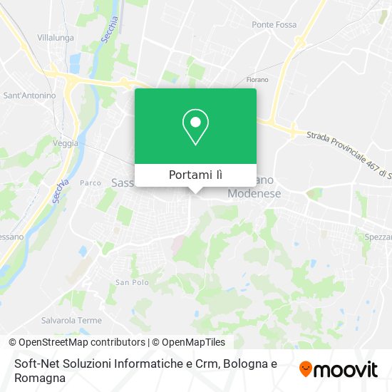 Mappa Soft-Net Soluzioni Informatiche e Crm