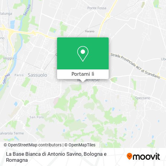 Mappa La Base Bianca di Antonio Savino