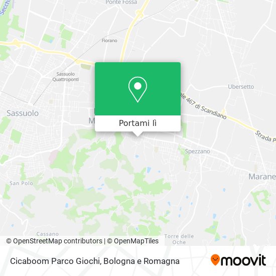 Mappa Cicaboom Parco Giochi