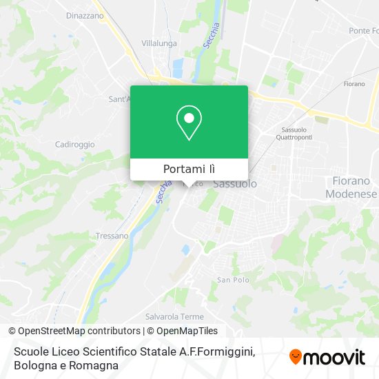 Mappa Scuole Liceo Scientifico Statale A.F.Formiggini