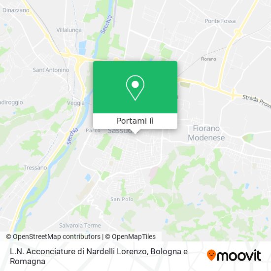 Mappa L.N. Acconciature di Nardelli Lorenzo
