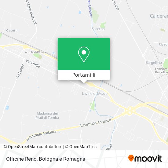 Mappa Officine Reno