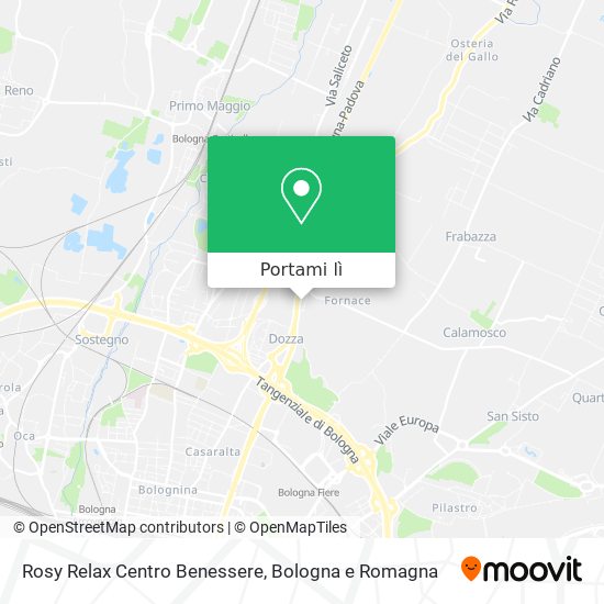 Mappa Rosy Relax Centro Benessere