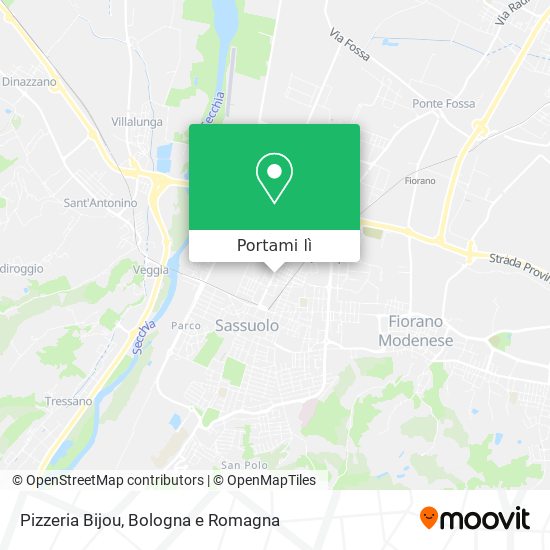 Mappa Pizzeria Bijou