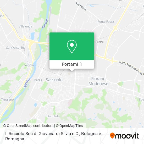 Mappa Il Ricciolo Snc di Giovanardi Silvia e C.