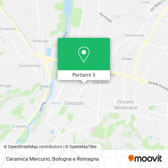 Mappa Ceramica Mercurio