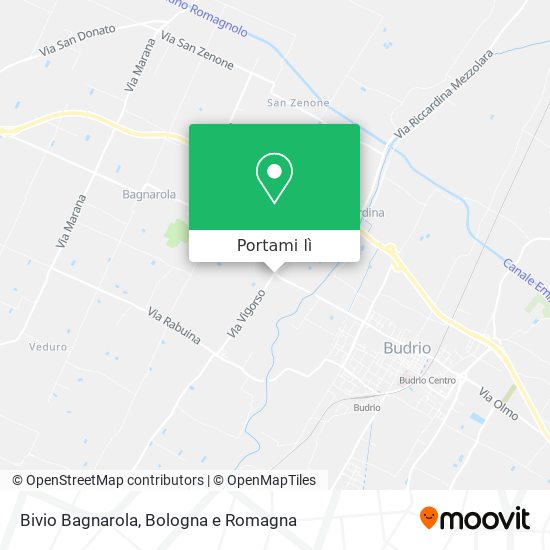 Mappa Bivio Bagnarola