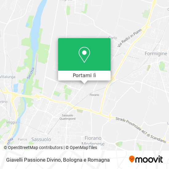 Mappa Giavelli Passione Divino