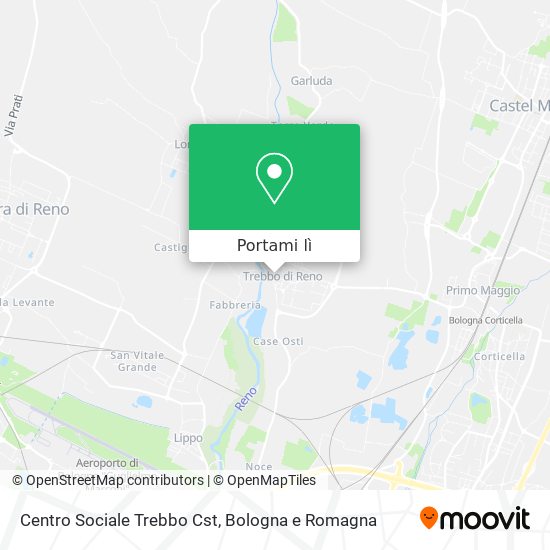 Mappa Centro Sociale Trebbo Cst